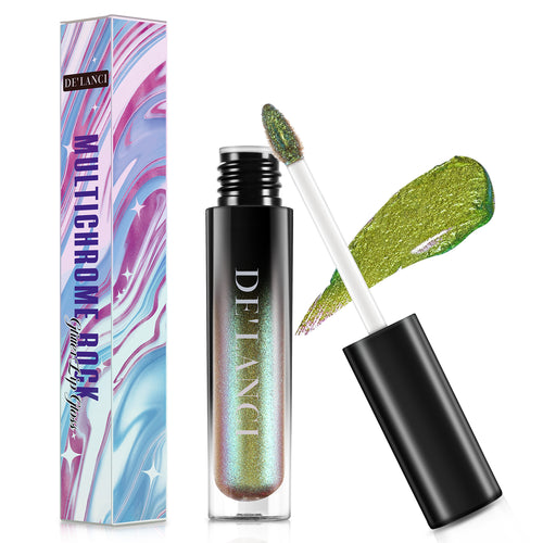 Chameleon Glitter Lip Gloss - 01 Green wonderland-DE'LANCI