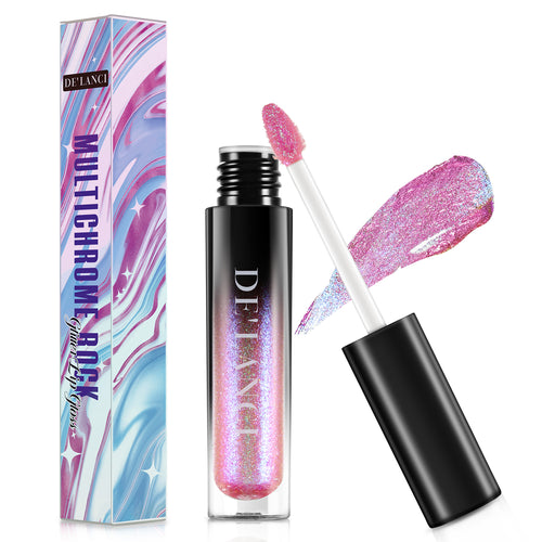 Chameleon Glitter Lip Gloss - 03 Dreamy Purple-DE'LANCI