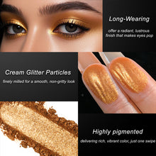 Load image into Gallery viewer, Cream Shimmer Eyeshadow Champagne Gold 06#
