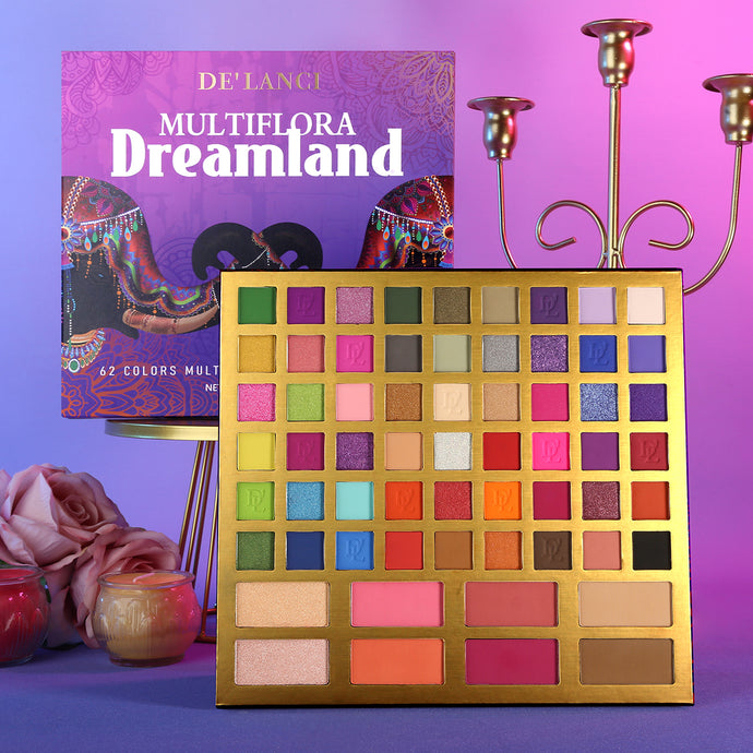 DE'LANCI Multiflora Dreamland Makeup Palette-DE'LANCI