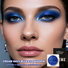 Load image into Gallery viewer, Cream Shimmer Eyeshadow Navy Blue 04#
