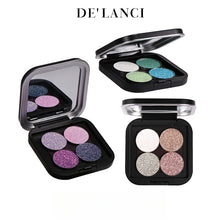 Load image into Gallery viewer, Eye Shadow - DE‘LANCI Customizable Four-color Multichrome Eyeshadow Palette
