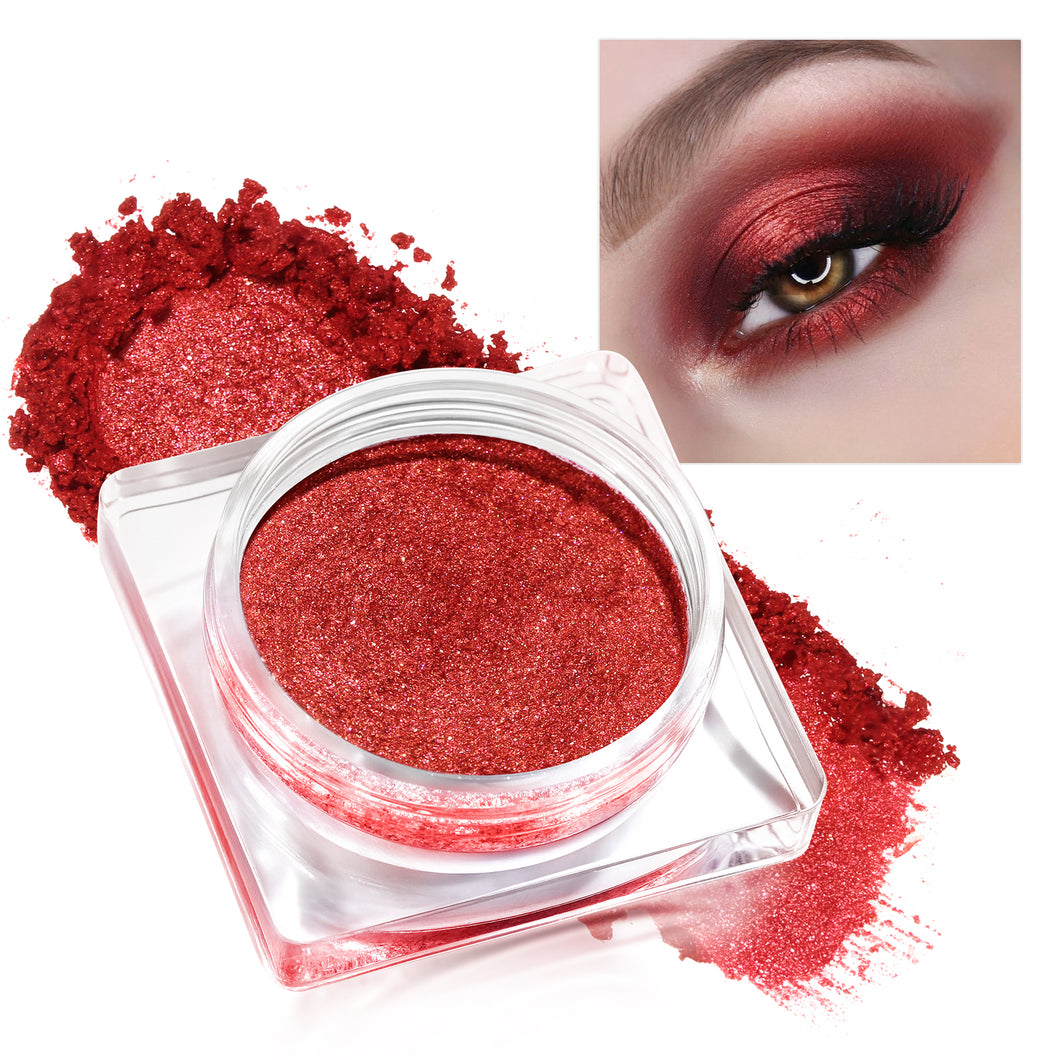 Cream Shimmer Eyeshadow Red 02#