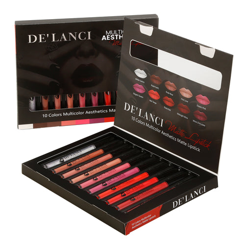 DE’LANCI Multicolor Aesthetics Matte Lipsticks-DE'LANCI
